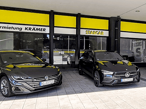 STARCAR Autovermietung Station Trier Zentrum Außenansicht.