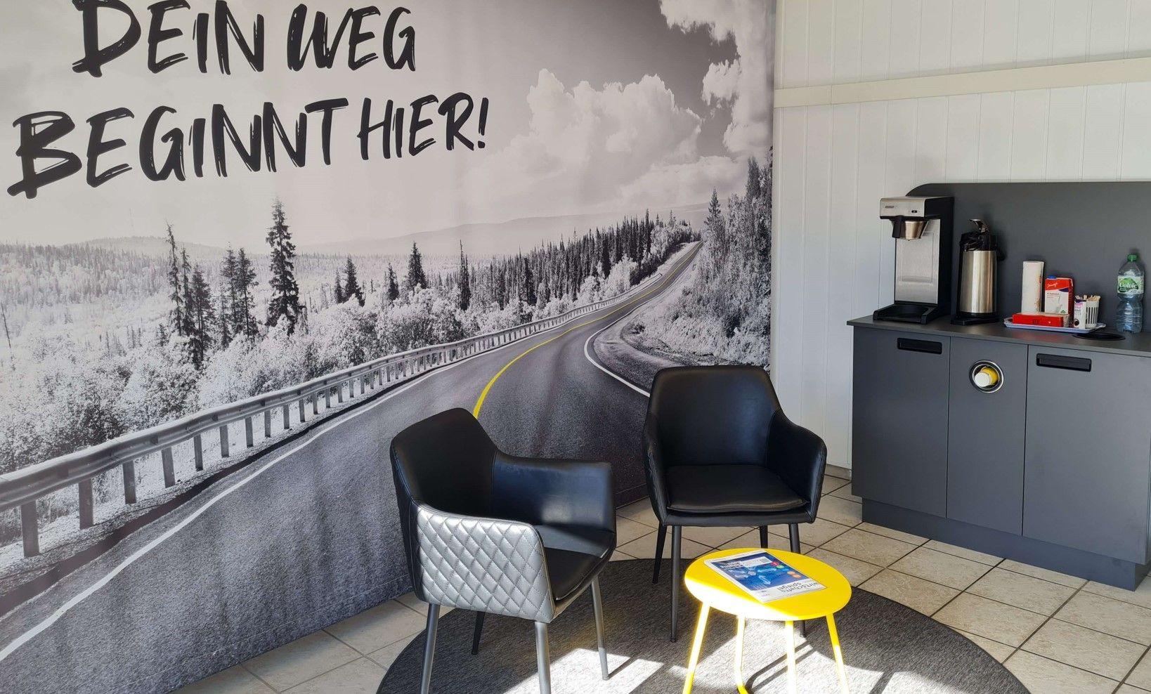 STARCAR Autovermietung Station Marl Innenansicht.